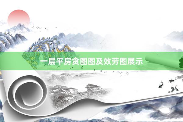 一层平房贪图图及效劳图展示